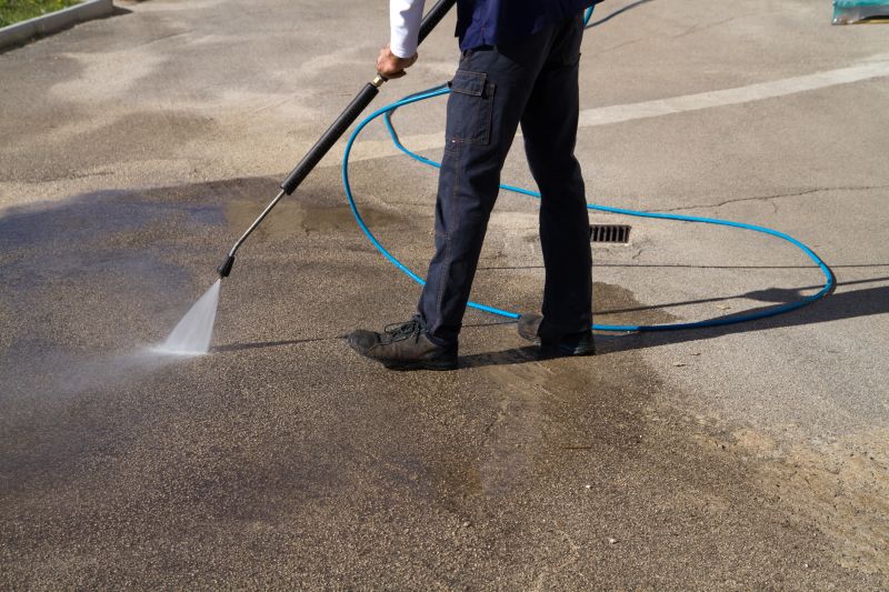 Garage Floor Power Washing