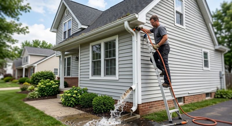 Downspout Snaking in Rochester, NY