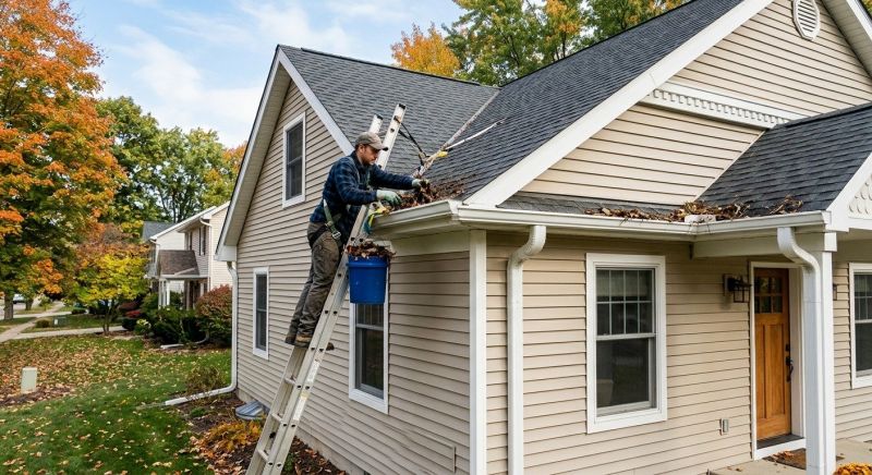 Rain Gutter Clearing in Long Island, NY