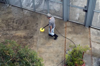 Garage Floor Power Washing Service